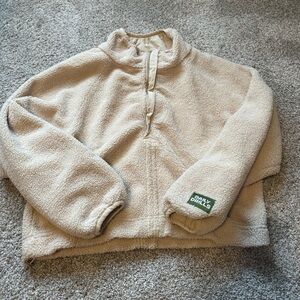 Daily Drills Tan Fleece Half Zip